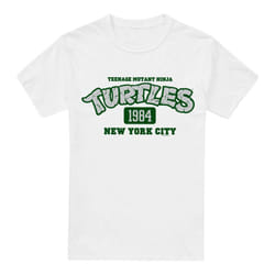 Teenage Mutant Ninja Turtles Mens Est 1984 NYC T-Shirt - XL, White