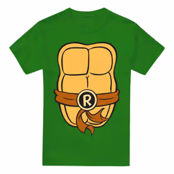 Teenage Mutant Ninja Turtles Mens Raphael Chest T-Shirt - XL, Kelly Green