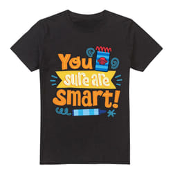 Blue's Clues & You! Mens You Sure Are Smart! T-Shirt - 4XL, Black
