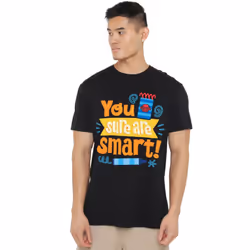 Blue's Clues & You! Mens You Sure Are Smart! T-Shirt - 5XL, Black