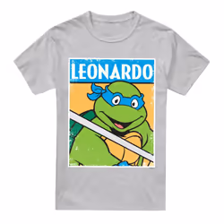 Teenage Mutant Ninja Turtles Mens Leonardo T-Shirt - XXL, Sport Heather
