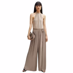 Hugo Boss Womens/Ladies Exuma Sleeveless Jumpsuit - 12 UK, Beige