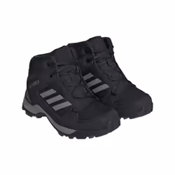Adidas Childrens/Kids Terrex Hyperhiker Mid Cut Hiking Shoes - 11.5 UK Child, Black/Grey
