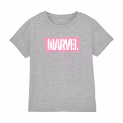 Marvel Childrens/Kids Paint Drip T-Shirt - 9-10 Years, Sport Heather