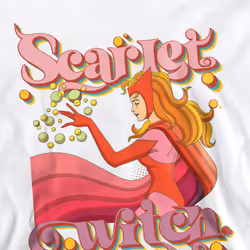 Marvel Unisex Adult Hero Vibes Scarlet Witch Sweatshirt - XXL, White