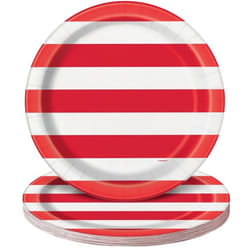 Unique Party Stars & Stripes 4th of July Party Plates (Pack of 8)