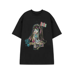 Monster High Womens/Ladies Cleo Short-Sleeved T-Shirt - XXL, Black