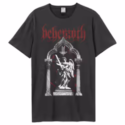 Amplified Unisex Adult Angel Behemoth T-Shirt - 3XL, Charcoal