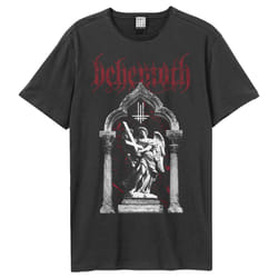 Amplified Unisex Adult Angel Behemoth T-Shirt - 3XL, Charcoal
