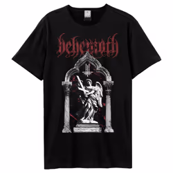 Amplified Unisex Adult Angel Behemoth T-Shirt - M, Black