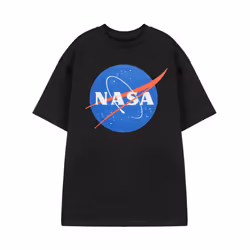 NASA Unisex Adult Classic Logo Short-Sleeved T-Shirt