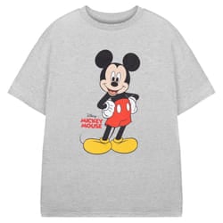 Disney Boys Mickey Mouse Short-Sleeved T-Shirt - 7-8 Years, Grey