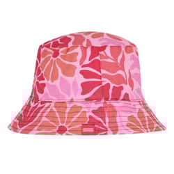 Regatta Childrens/Kids Wild Flowers Reversible Bucket Hat - 4-6 Years, Pop