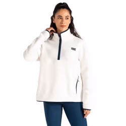 Dare 2B Womens/Ladies Slide Out Fleece Top - 16 UK, Blanc De Blanc