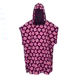 Regatta Girls Orla Kiely Spinning Flower Towelling Robe - 8 Years, Morello