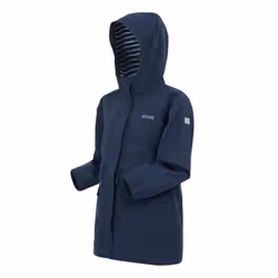 Regatta Childrens/Kids Ballina Stripe Waterproof Jacket - 3-4 Years, Navy/White