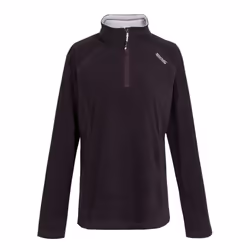 Regatta Great Outdoors Womens/Ladies Montes Half Zip Fleece Top - 8 UK, Deep Plum/Black
