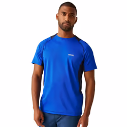 Regatta Mens Virda IV T-Shirt - S, Olympian Blue/Navy