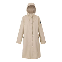 Regatta Womens/Ladies Reinna Long Length Waterproof Jacket - 10 UK, White Pepper