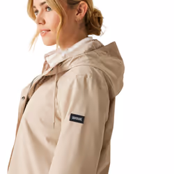 Regatta Womens/Ladies Reinna Long Length Waterproof Jacket - 10 UK, White Pepper
