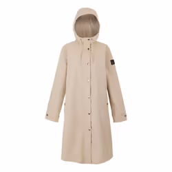 Regatta Womens/Ladies Reinna Long Length Waterproof Jacket - 18 UK, White Pepper