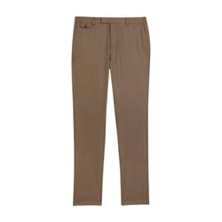 Ted Baker Mens Ngolo Flannel Slim Trousers - 38R, Taupe
