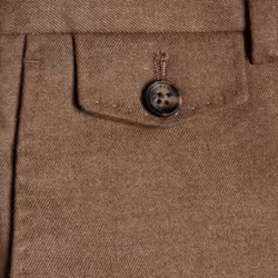 Ted Baker Mens Ngolo Flannel Slim Trousers - 38R, Taupe