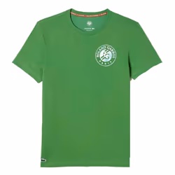 Lacoste Mens Roland Garros Edition Logo T-Shirt - XXS, Green