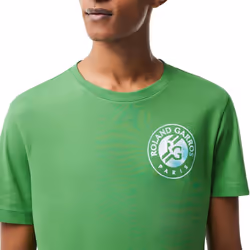 Lacoste Mens Roland Garros Edition Logo T-Shirt - XXS, Green