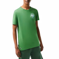 Lacoste Mens Roland Garros Edition Logo T-Shirt - XXS, Green