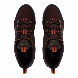 Regatta Mens Vendeavour Suede Low Trainers - 9.5 UK, Peat/Blaze Orange
