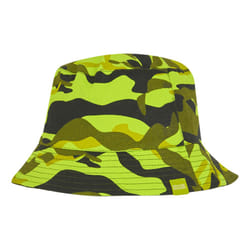 Regatta Childrens/Kids Camouflage Reversible Bucket Hat - 4-6 Years, Grenoble Green/Nephrite Green