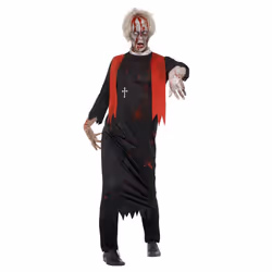 Smiffys Mens Zombie High Priest Costume - L-XL, Black
