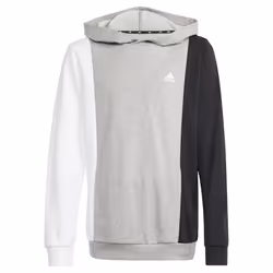 Adidas Childrens/Kids Essentials Colour Block Hoodie - 7-8 Years, Grey/White/Black