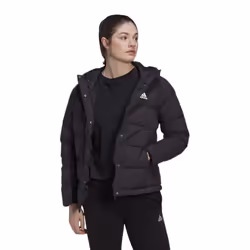 Adidas Womens/Ladies Helionic Down Hooded Jacket - 4 UK - 6 UK, Black