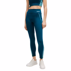 Boss Womens/Ladies Ekiden Slim Leggings - 14 UK, Green