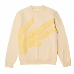 Lacoste Mens Big Logo Classic Sweatshirt - S, Yellow
