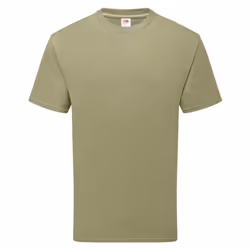 Fruit of the Loom Unisex Adult Cotton T-Shirt - XXL, Classic Olive