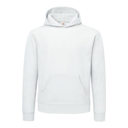 Fruit of the Loom Mens Cotton Hoodie - 3XL, White