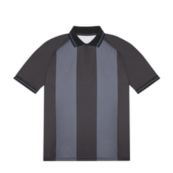 B&C Unisex Adult Active Polo Shirt - 3XL, Black/Dark Grey