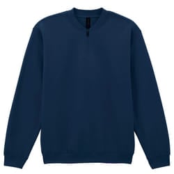 Gildan Unisex Adult Softstyle Midweight Quarter Zip Sweatshirt - M, Navy