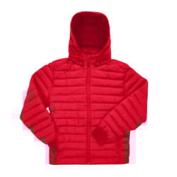 B&C Unisex Adult Reset Puffer Jacket - XS, Red