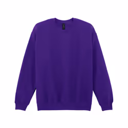 Gildan Unisex Adult Softstyle Fleece Midweight Sweatshirt - M, Purple
