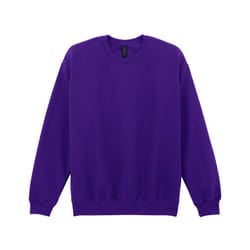 Gildan Unisex Adult Softstyle Fleece Midweight Sweatshirt - M, Purple