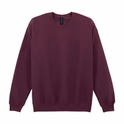 Gildan Unisex Adult Softstyle Fleece Midweight Sweatshirt - 4XL, Maroon