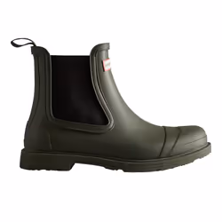Hunter Mens Commando Chelsea Boots - 9 UK, Dark Olive