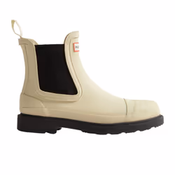 Hunter Mens Commando Chelsea Boots - 6 UK, Gravel/Black