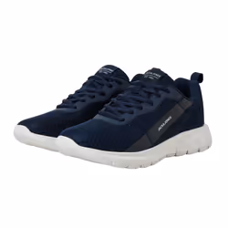 Jack And Jones Mens Taylor Mesh Trainers - 9 UK, Navy Blazer