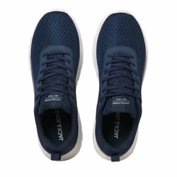 Jack And Jones Mens Taylor Mesh Trainers - 9 UK, Navy Blazer