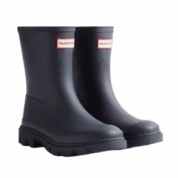 Hunter Mens Downpour Short Wellington Boots - 5 UK, Navy